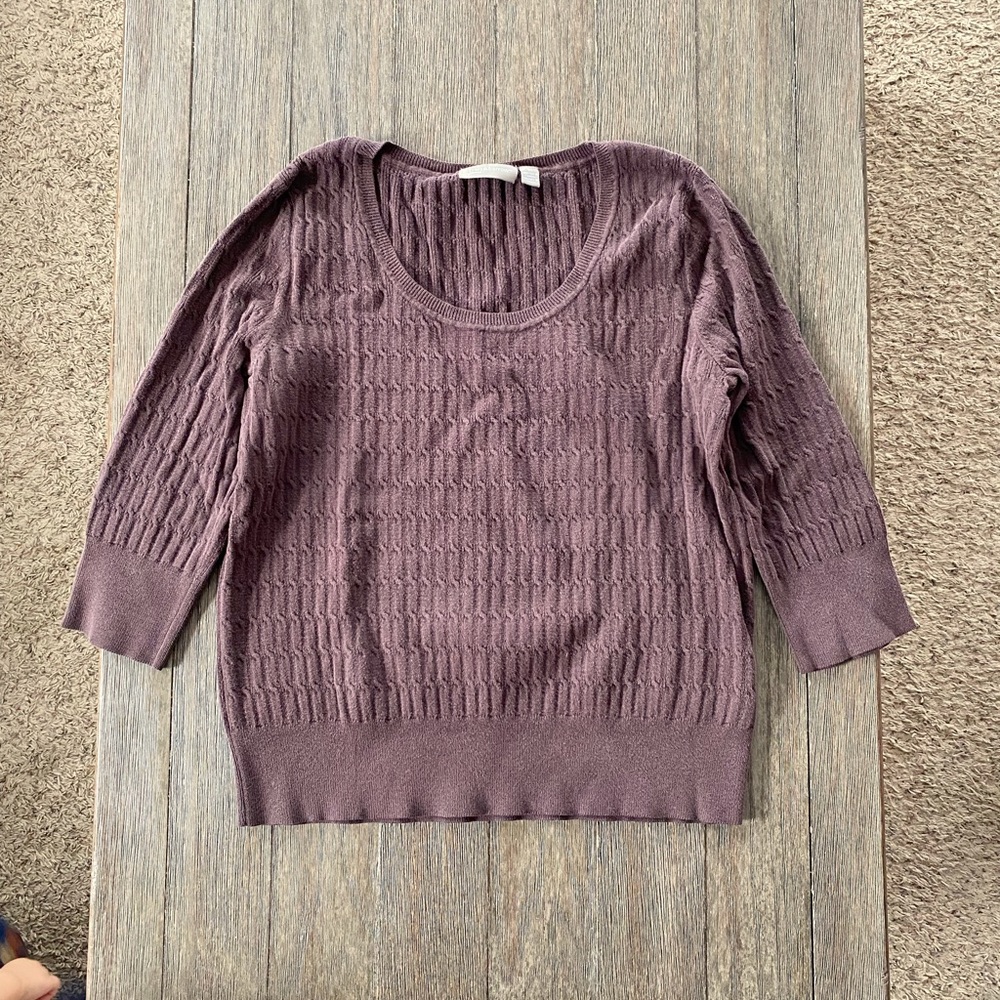 4/$20 Croft & Barrow plus size sweater